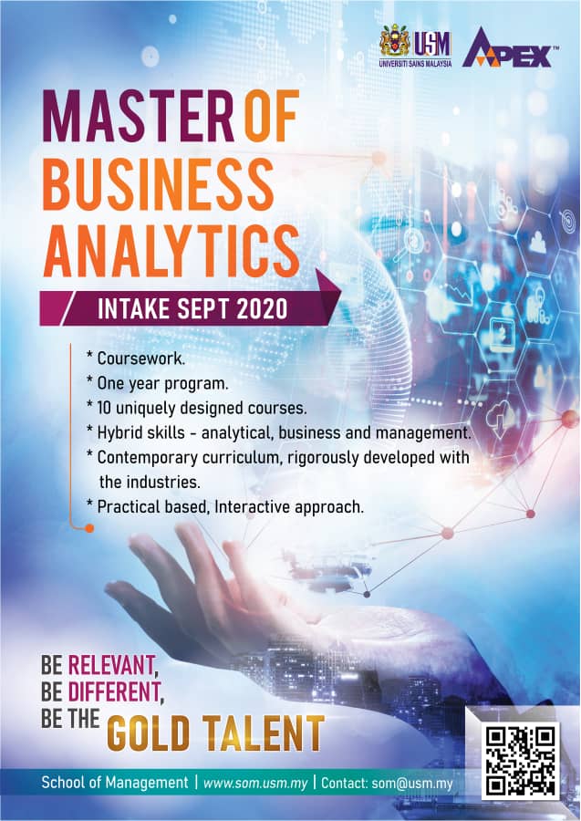 Master of Business Analytics (September 2020 Intake)