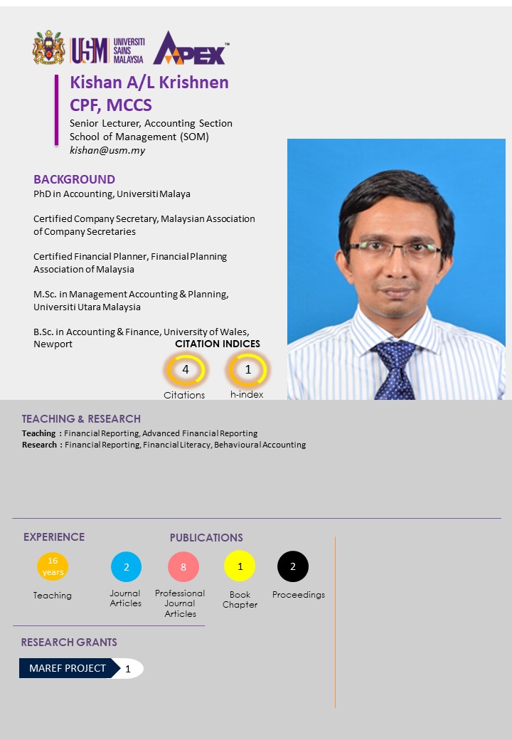 Dr. Kishan AL Krishnen Profile
